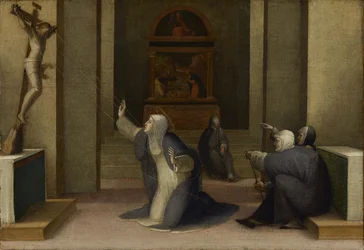 Sainte Catherine de Sienne recevant les stigmates